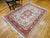 Textile Vintage Persian Tabriz Area Rug, Hand-Knotted Wool & Silk, Floral Pattern, Ivory & Salmon, 5x7 For Sale - Image 7 of 16
