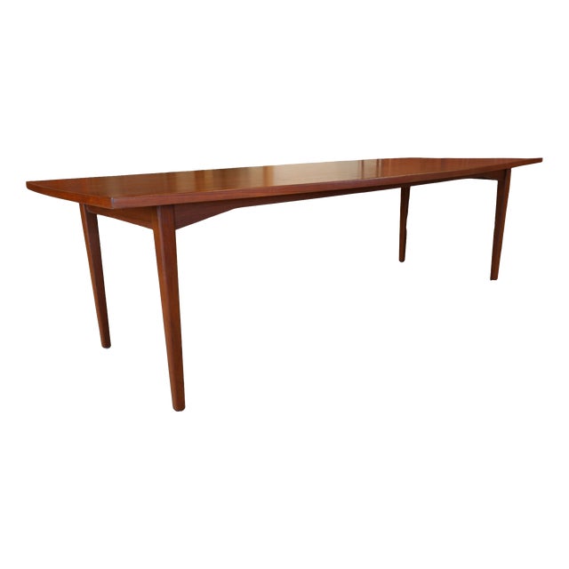 Large Danish Dining Table in Teak from A/S Polexim Co., Denmark, 1960s For Sale