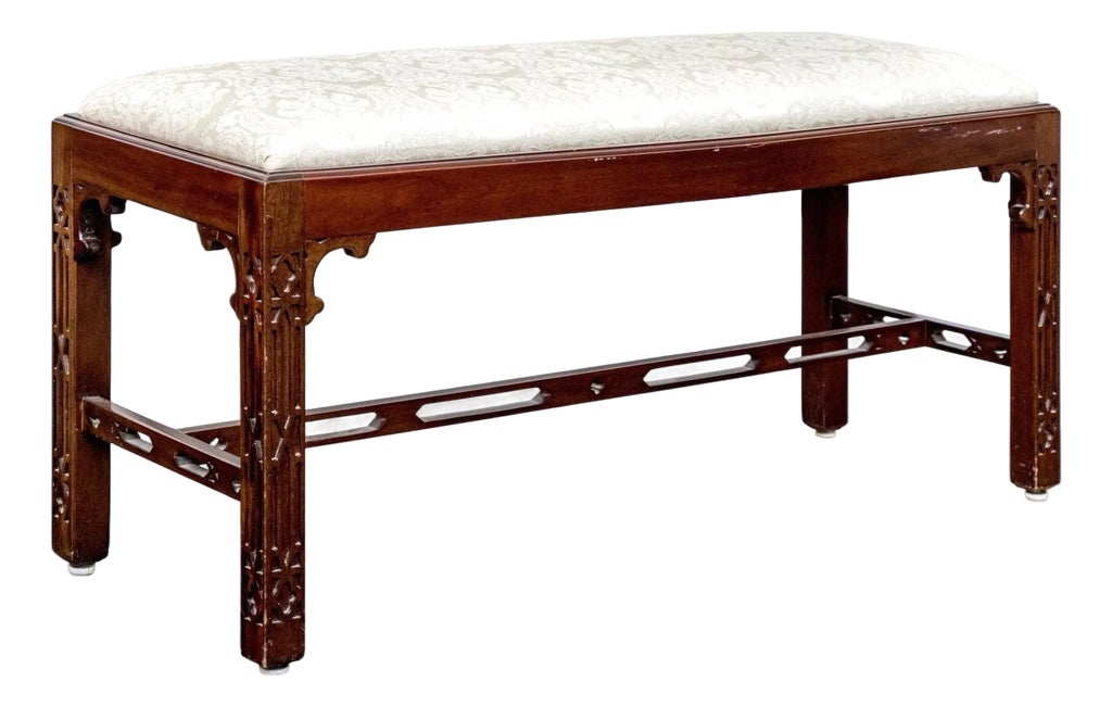 Vintage Chippendale Benches | Chairish