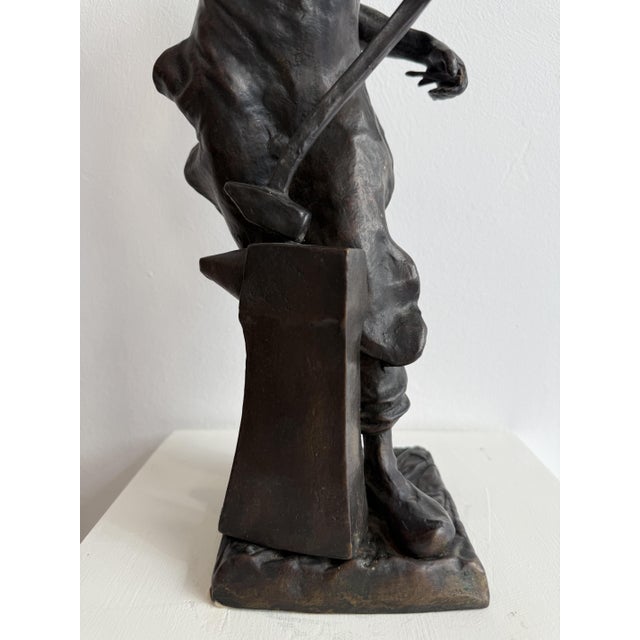 Blacksmith, 19th Century, Bronze For Sale - Image 11 of 16