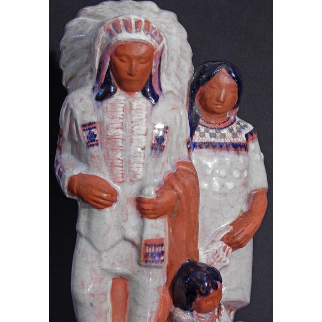 This remarkable ceramic sculpture, probably the best work of Elisabeth Andersen Seaver, one of the famous Cleveland School...