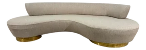 Serpentine Sofa, Attributed to Vladimir Kagan, Usa, 1980s
