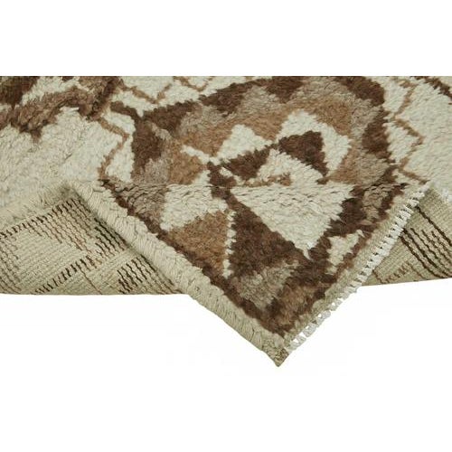 Beige Bohemian Runner Rug For Sale - Image 6 of 7