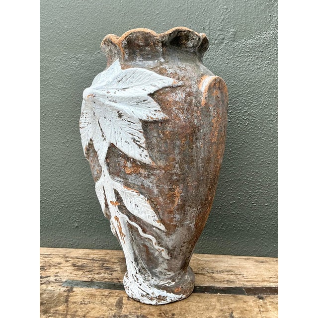 Late 20th Century Vintage Hand Painted Single Flower Vase For Sale - Image 5 of 12