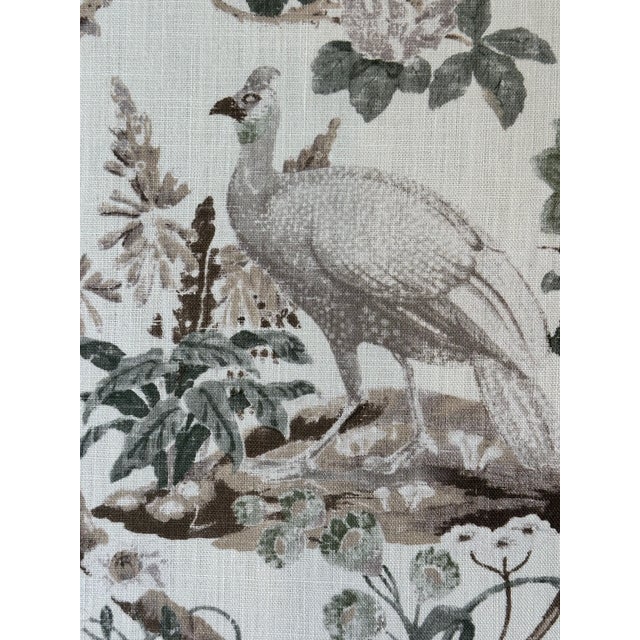Broughton Rose Fabric by Gp & J Baker 6 6/8 Yards Broughton Rose is a charming depiction of grand Helmeted Guinea Fowl,...