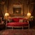 French Louis XV Style Settee in Red Velvet For Sale - Image 13 of 13