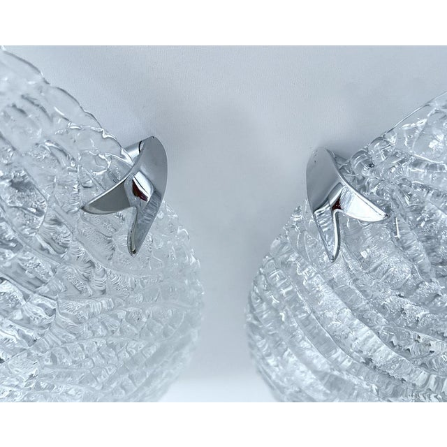 Large Glass Flush Mount from Kaiser-Leuchten, 1970s For Sale - Image 4 of 14