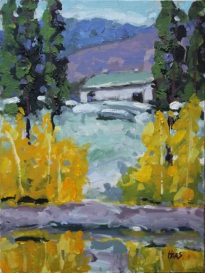 Plein Air Landscape Oil Painting