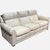 Traditional Ethan Allen 3-Seat Leather Conover Sofa For Sale - Image 3 of 9