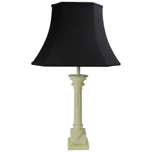 Classical Marble Column Table Lamp For Sale - Image 12 of 12