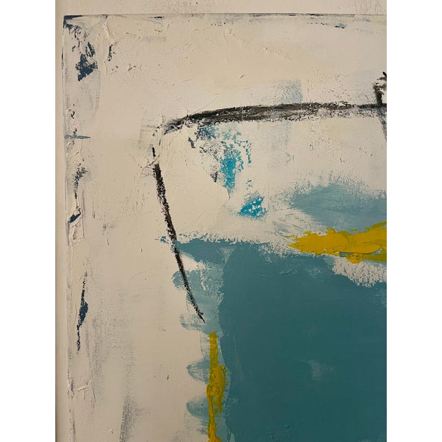 Mid-Century Modern Contemporary Abstract Painting For Sale - Image 3 of 4