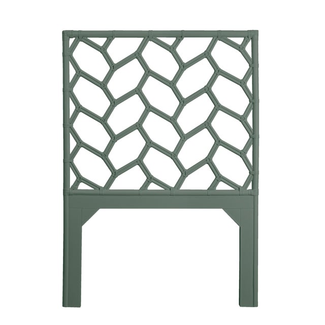 Not Yet Made - Made To Order Silas Platform Bed Twin - Evergreen For Sale - Image 5 of 12