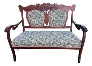 Victorian Bench Antique Settee