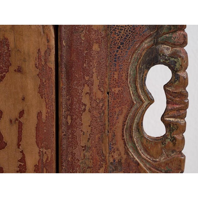 Qing Dynasty Red Sideboard, 1900s For Sale - Image 12 of 18