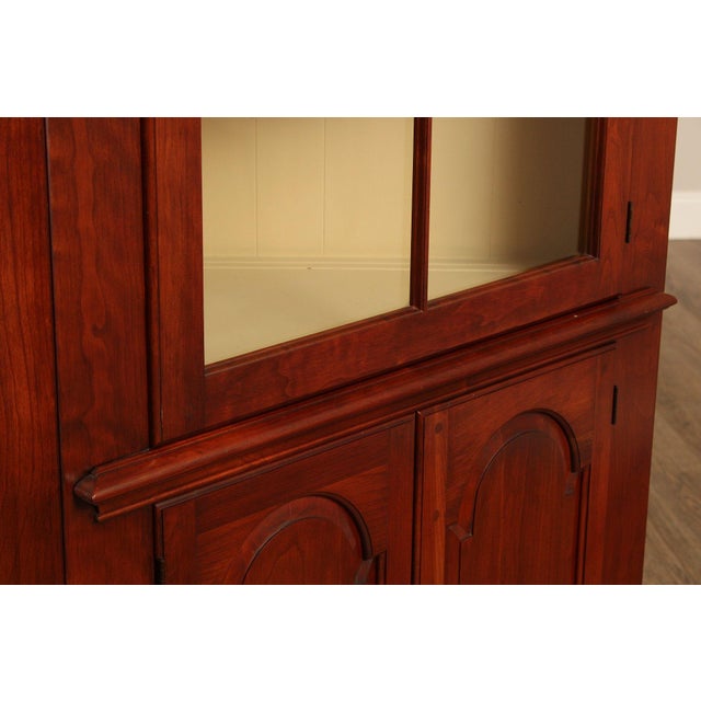 Pennsylvania House Vintage Cherry Corner Cabinet For Sale - Image 11 of 12