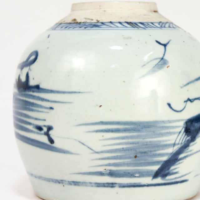 Antique Chinese Export Porcelain Ginger Jar For Sale - Image 11 of 12