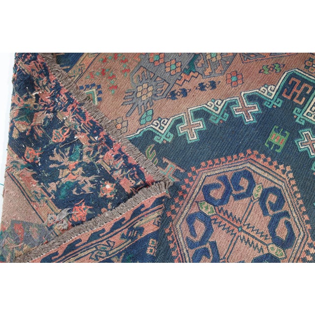 Hand Woven Embroidery Vintage Floor Kilim -11' 6'' X 6' For Sale - Image 12 of 14