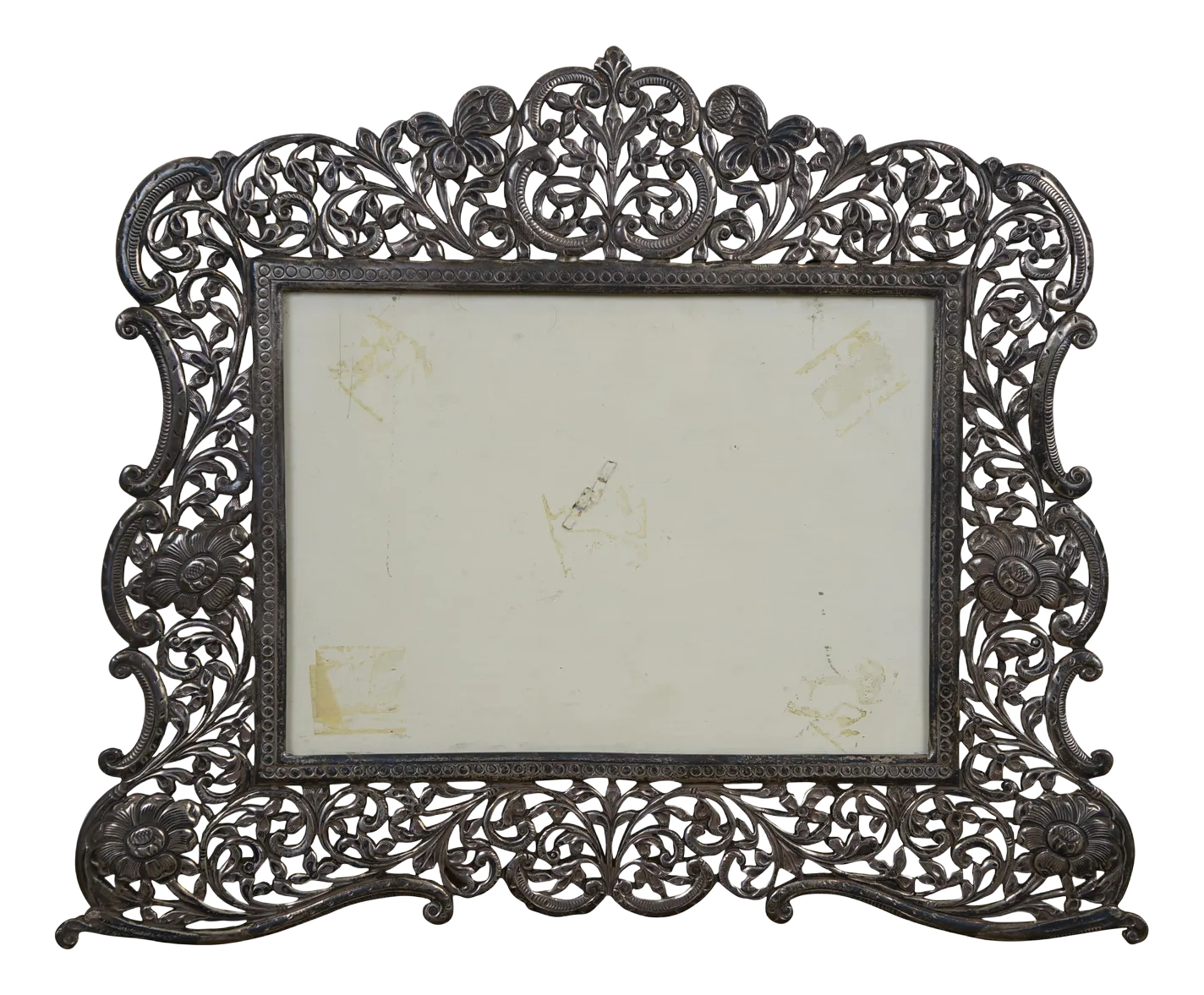 Late 20th Century Art Nouveau Style .925 Sterling Silver Floral