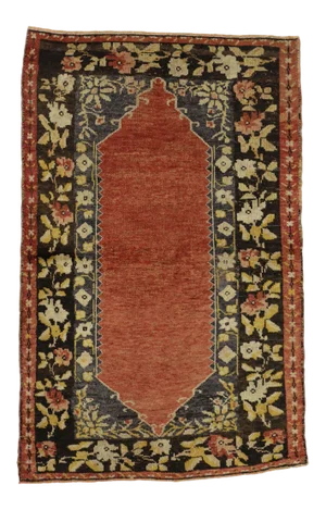 Vintage Turkish Oushak Rug, 03'05 X 05'03