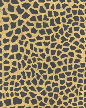 "Organic Gold (D1846)" Original Contemporary Drawing by Shana Harper