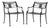 Florentine Craftsmen Cast Aluminum Armchairs, Pair For Sale