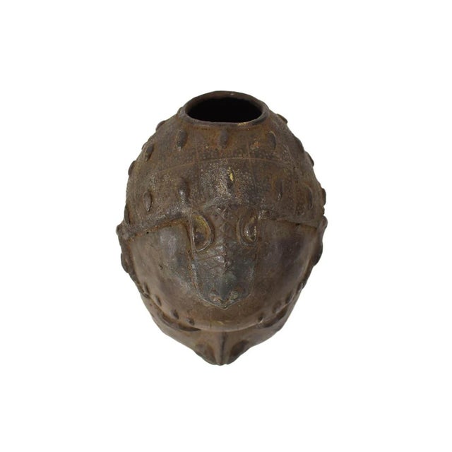 Bronze Early 20th Century Benin Bronze Portrait Figure Nigeria For Sale - Image 8 of 8