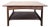 Wood Coffee Table With Slatted Shelf For Sale