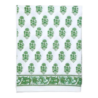 Riya King Bed Green Fitted Sheet For Sale