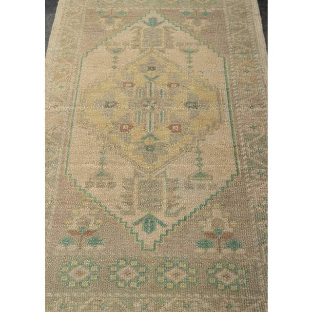 Turkish Mini Rug Oriental Hand Knotted Vintage Rug 1'11" x 3'1" #21050 Explore a curated collection of hallway runners,...