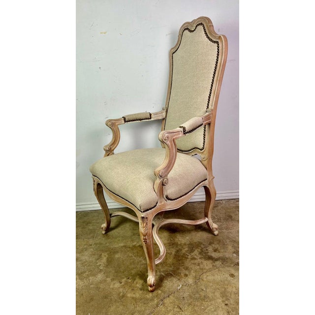 Set of '8' French Louis XV Style Dining Chairs For Sale - Image 10 of 17