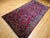 Vintage Persian Manchester Kashan Gallery Rug, Hand-Knotted Wool, Geometric Pattern, 6x12, Crimson Red & Blue For Sale - Image 17 of 18