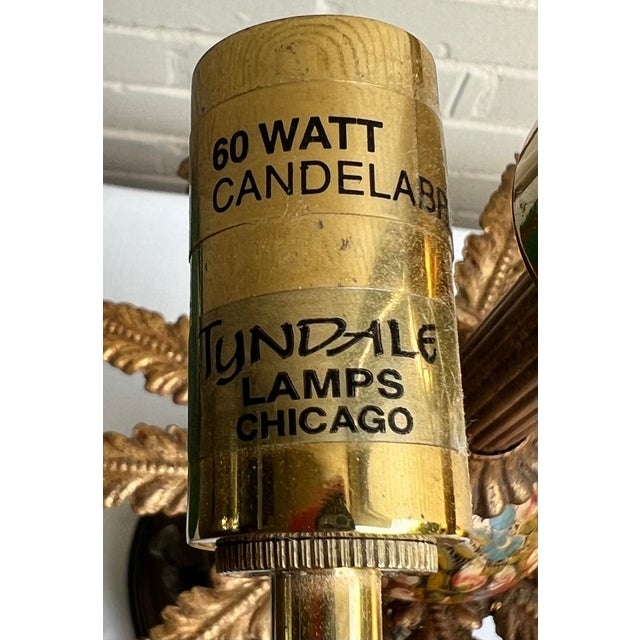 Chic Vintage Elephant Column Table Lamp by Tyndale For Sale - Image 11 of 11