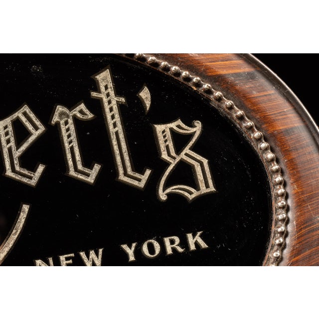 1900s–1910s Jacob Ruppert’s Beer Reverse-Painted Glass Sign For Sale - Image 4 of 5