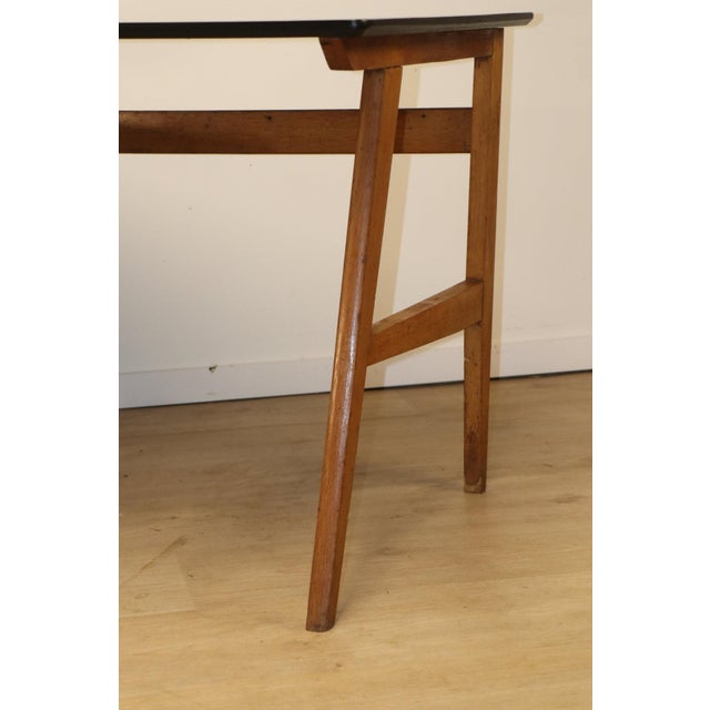 Vintage Oak Desk, 1950s For Sale - Image 10 of 18