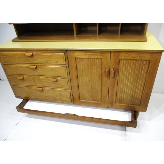 Jack Van Der Molen Mid Century 2 Pc. Sideboard Bookcase Credenza For Sale - Image 12 of 13
