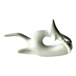 Mid 20th Century Royal Dux Modernist Porcelain Antelope For Sale