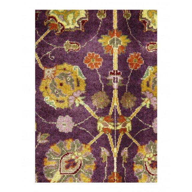 Pasargad DC Fine Hand Knotted Persian Design Tabriz Rug For Sale - Image 4 of 5