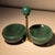 Modern Double Salt Cellar Condiment Bowl in Silver, Vermeil, and Aventurine by Wolfers Frères, 1950 For Sale - Image 3 of 13