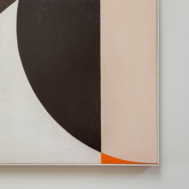 Abstract 1970s Martha Willis Breeden | Oil on Canvas For Sale - Image 3 of 4