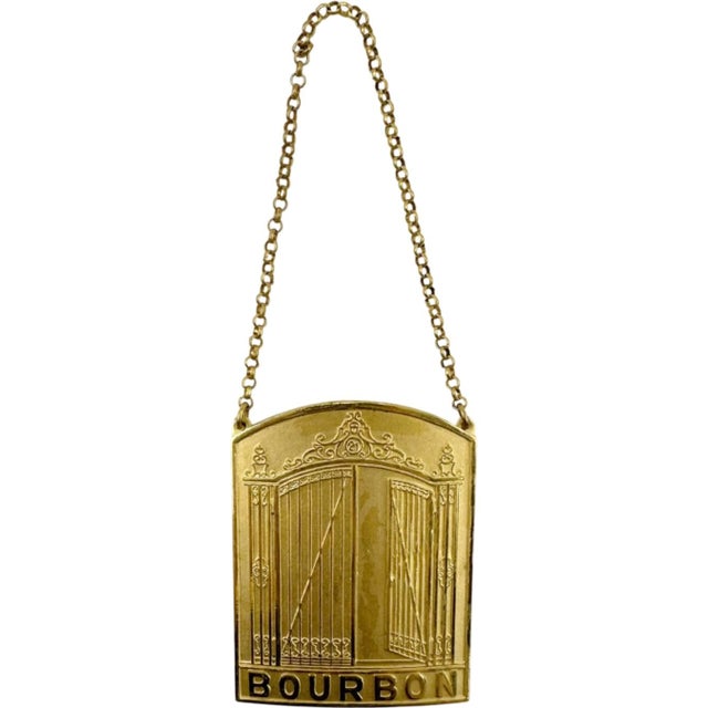 Metal Mid 20th Century The 21 Club Jack & Charlie’s Season’s Greetings Decanter Tags - Set of 3 For Sale - Image 7 of 17