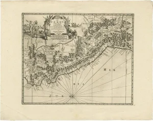Antique Map of Peru by Van Der Aa, 1720