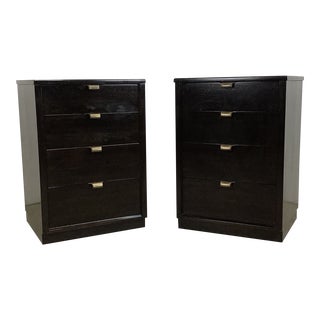 Pair Tall Mid-Century “Precedent” Nightstands by Drexel For Sale