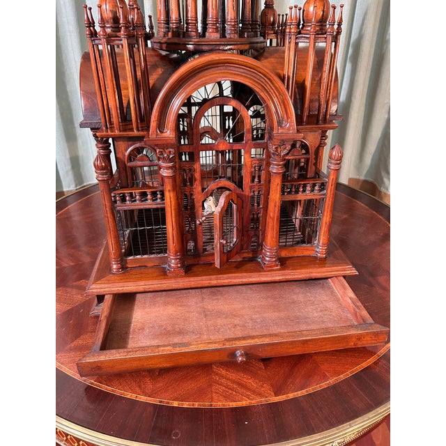 19th Century Italian Palladian-Style Antique Birdcage For Sale - Image 4 of 9