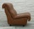 Mid-Century Brown Leatherette Lounge Chair, 1960s, in Good conditions. Designed 1960 to 1969