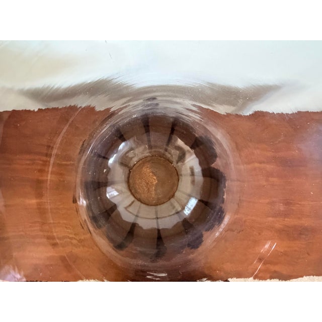 Metal Weathered Copper Hurricane 21" Tall For Sale - Image 7 of 11