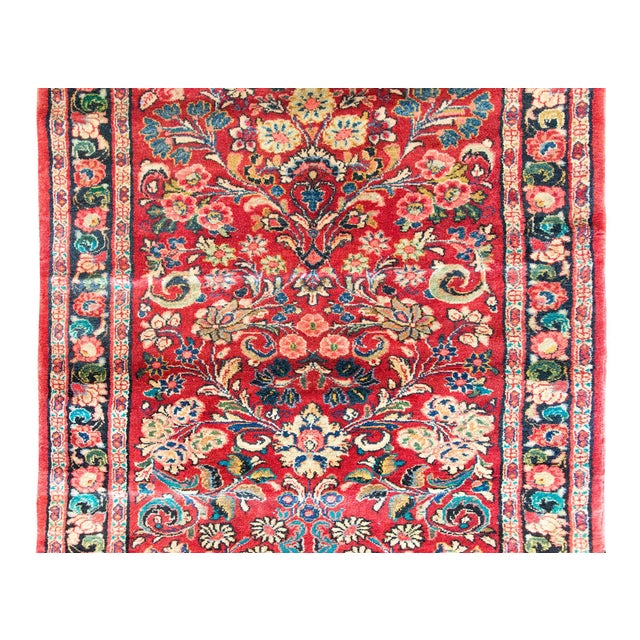 Early 20th Century Persian Sarouk Runner For Sale - Image 11 of 15