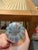 Traditional Vintage Murano Latticino Ribbon Art Glass Egg-Shaped Paperweight For Sale - Image 3 of 3