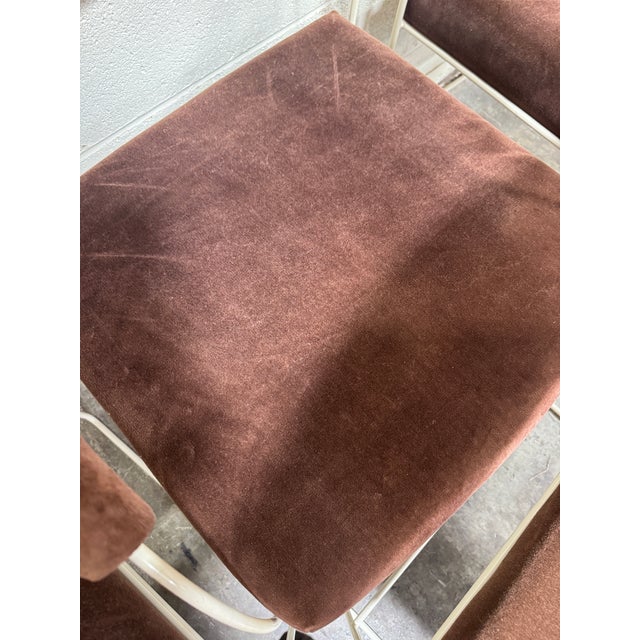 Contemporary Shells Inc. Contemporary Shells Inc Iron Chairs - Set of 4 For Sale - Image 4 of 10