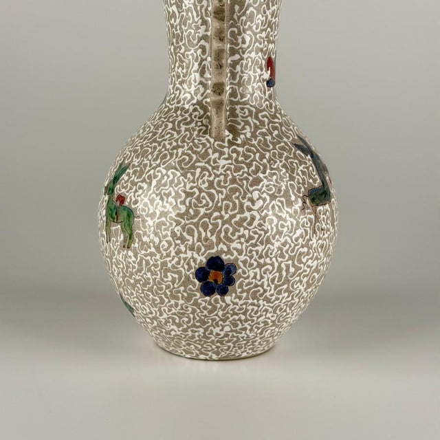 Decorative Ceramic Vase by G. Molaroni, 1960 For Sale - Image 10 of 18
