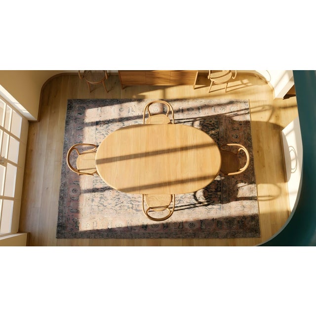 Charming Decorative Antique Persian Malayer Rug in a Floral Pattern With Gray Background For Sale - Image 14 of 14